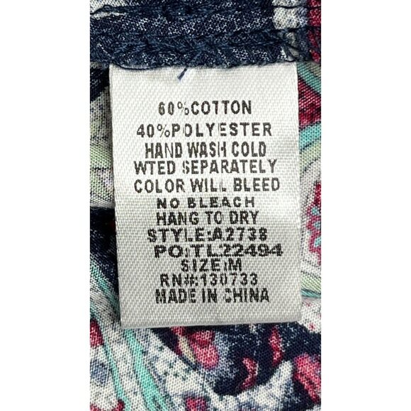 Umgee Dress Paisley Off Shoulder Tunic Bell Sleeve Medium New with Tags - Picture 12 of 12